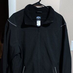 Polar King by Key Jacket Black Mens Size Large Full Zip Up Fleece Lined